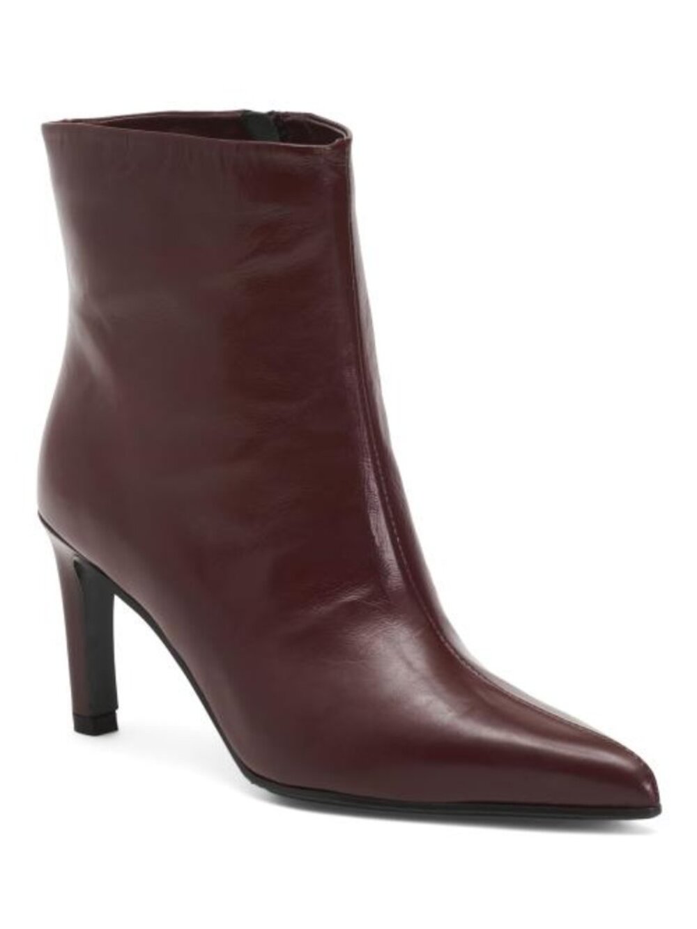 NAPOLEONI Made In Italy Leather Stiletto Heel Booties
